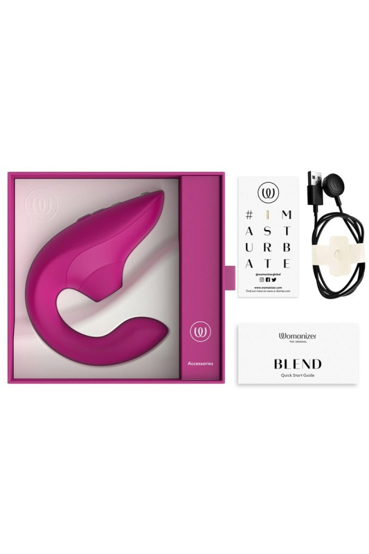 Doppia stimolazione Womanizer Fuchsia di miscela