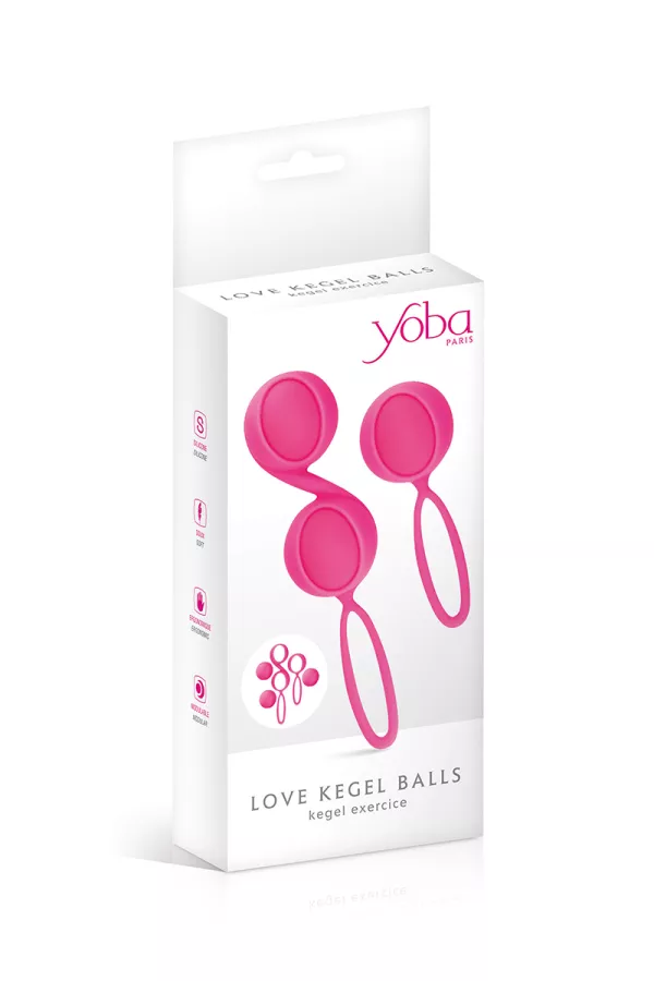 Kit 2 Geisha balls Yoba - pink