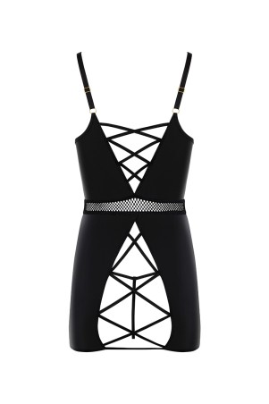 Robe Kristeen Passion vue de dos à plat, ouverture arrière