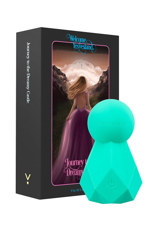 Scatola fiabesca del vibratore BlissKey verde di Fairygasm