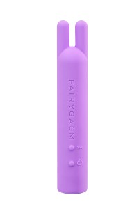 Vibromasseur Fairygasm BlissStars violet, forme sensuelle et détails sculptés