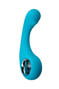 Fairygasm BraveryAward vibrator blue, elegant design and sculpted textures