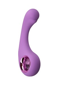 Vibratore ricaricabile BraveryAward viola – 9 modalità + punto G – Fairygasm