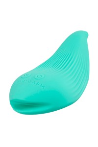 Fairygasm DelightfulWave Vibrator grün, moderne Form und skulptierte Details