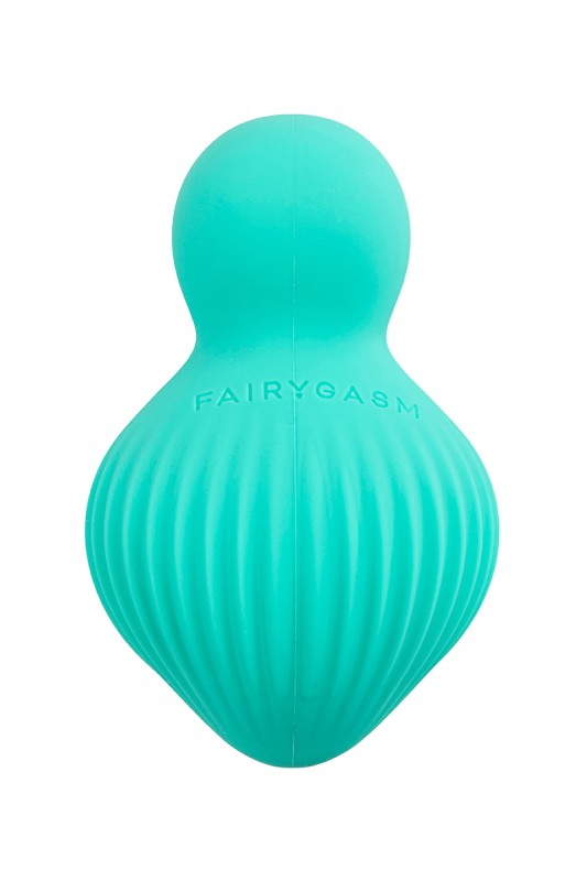 Vibratore Fairygasm EnchantedDesire verde da altra angolazione