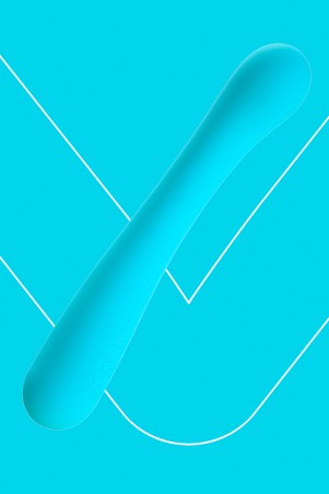 Fairygasm FantasyEuphoria Vibrator blau aus anderer Perspektive, feine Details