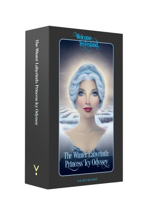 Märchenhafte Box des Fairygasm IcyCone Vibrators blau