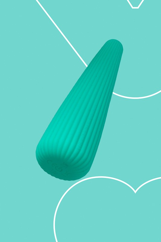 IcyCone vert Fairygasm autre angle, détails fins