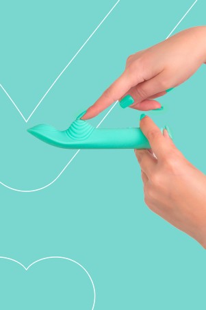 Fairygasm LunaCharm grün in der Hand, Struktur