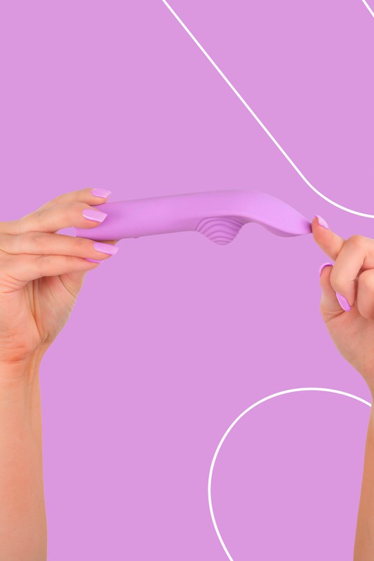 LunaCharm violet Fairygasm autre angle, détails fins