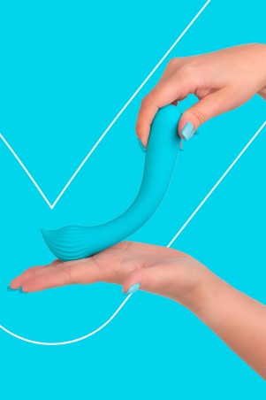 Passionmania bleu Fairygasm en main, texture