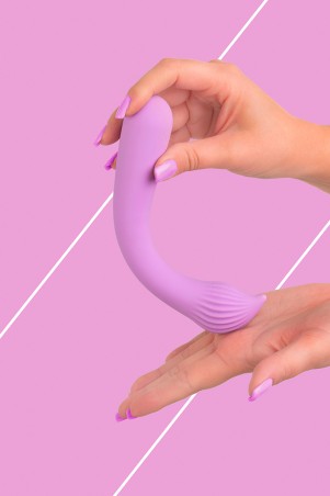 Fairygasm Passionmania violett in der Hand, Struktur