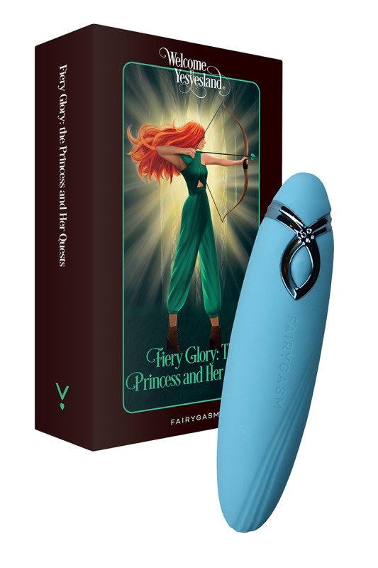 Boîte féerique PleasureArrow bleu Fairygasm