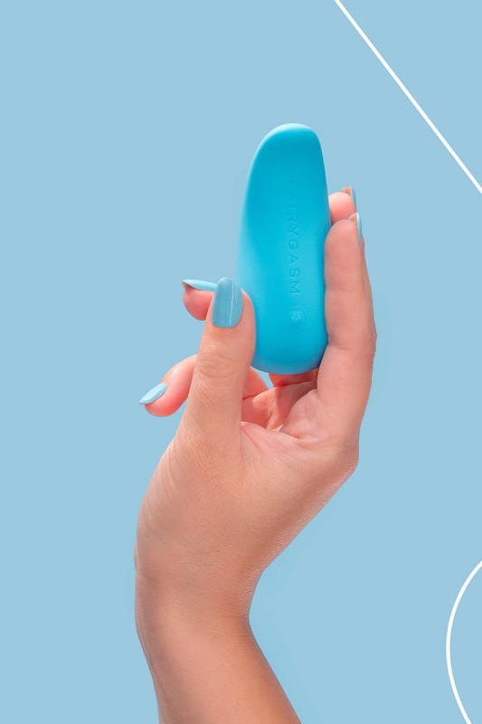 Fairygasm ThrillLeaf blau in der Hand