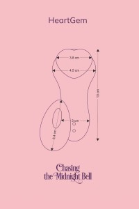 Diagram Fairygasm HeartGem stimulator blue measurements