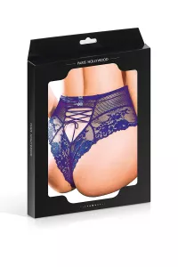 Sexy schwarzer Tanga mit Schnürung