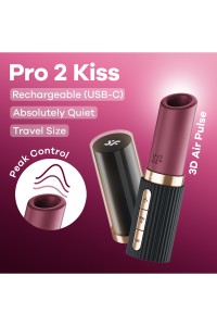 Satisfyer Pro 2 Kiss – immagine con dettagli tecnici