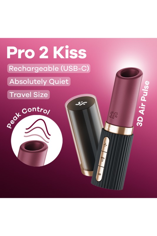 Satisfyer Pro 2 Kiss – immagine con dettagli tecnici