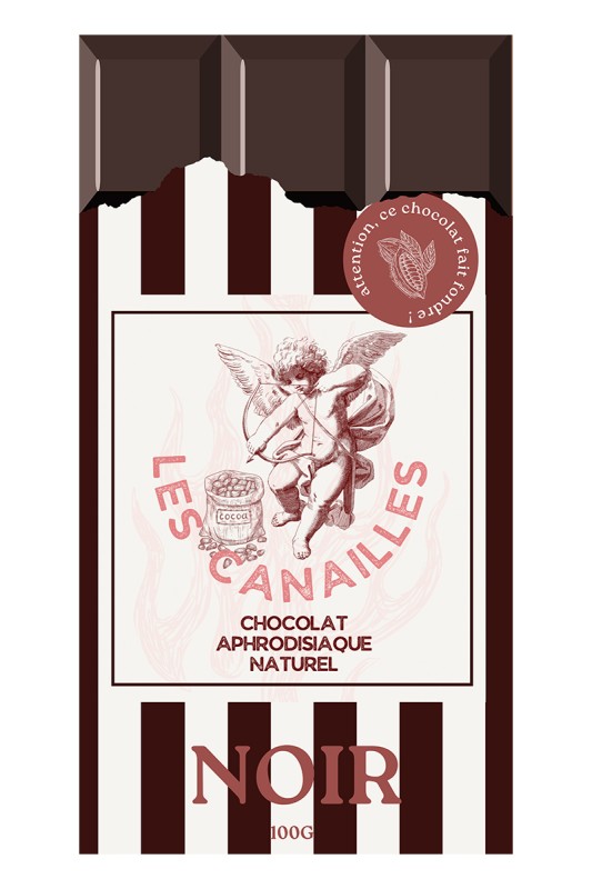 Cioccolato fondente afrodisiaco 100g – Les Canailles Cioccolato fondente afrodisiaco 100g – Les Canailles