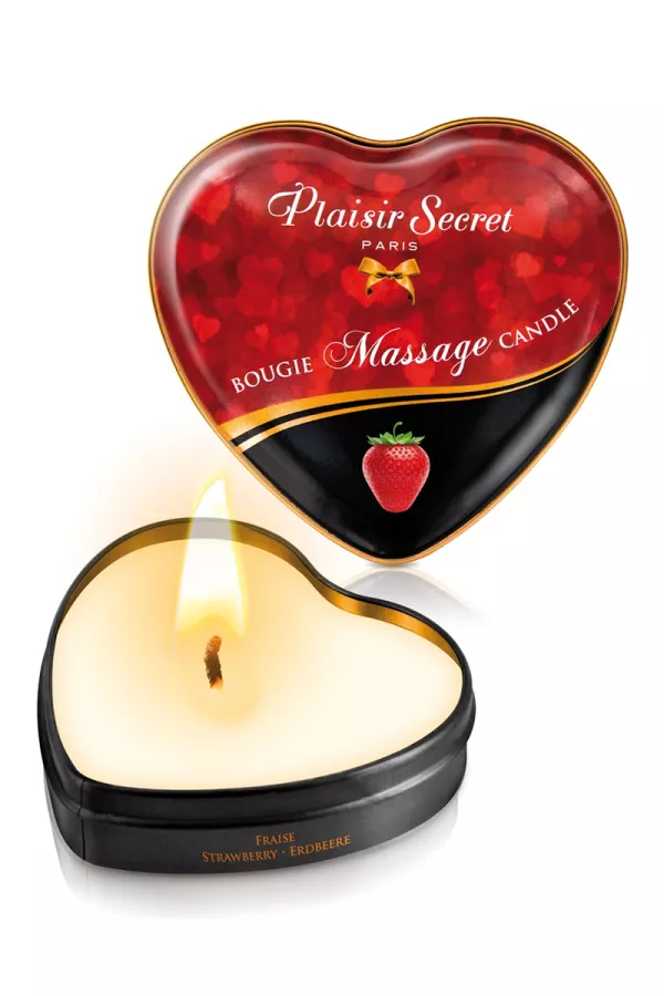 Mini bougie de massage Fraise Mini bougie de massage Fraise