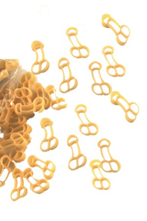 Contents of the pack – Penis-shaped Pasta 200g