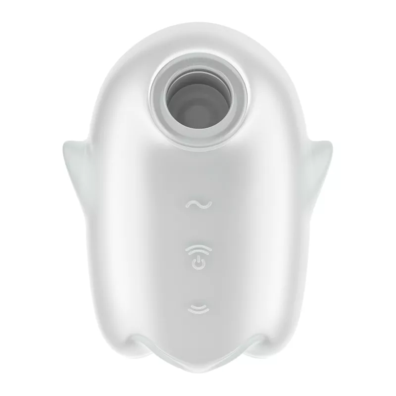 Satisfyer Glowing Ghost bianco – vista frontale