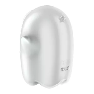 Satisfyer Glowing Ghost bianco – vista angolata