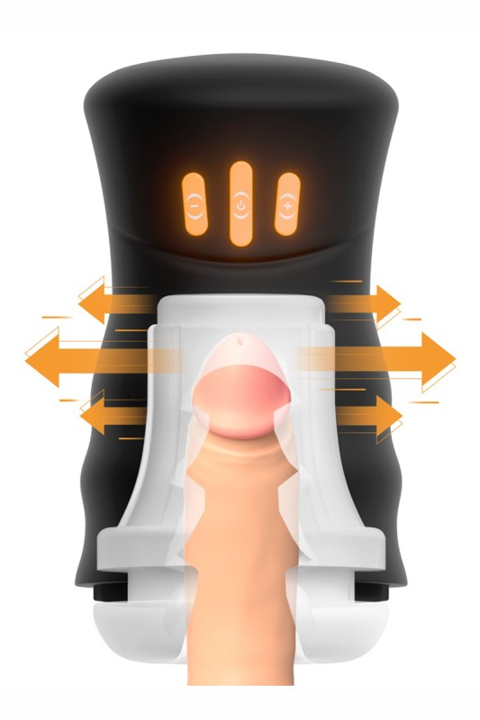 Schnittbild des inneren Aufbaus des GYRO Gyroskop-Masturbators