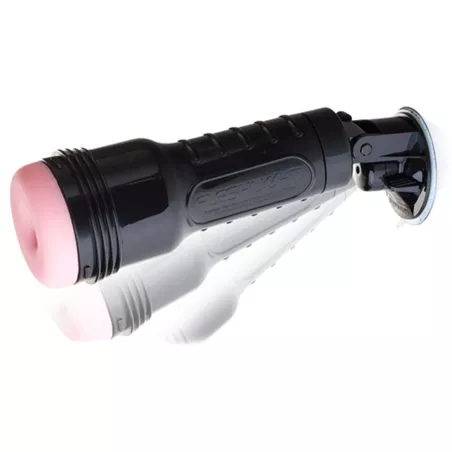 Fleshlight Shower Mount – with masturbator attached