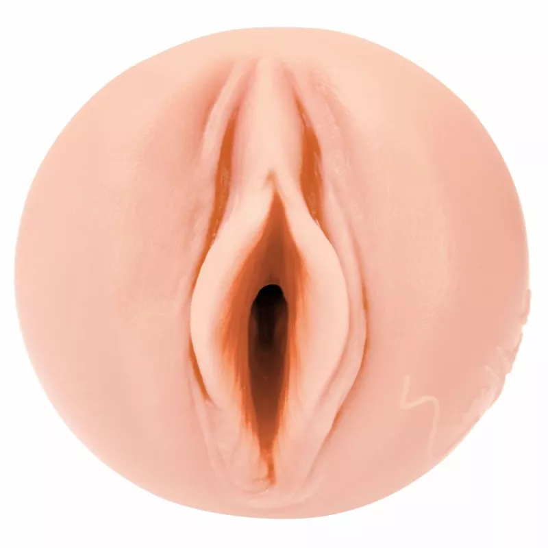 Nahaufnahme der vaginalen Öffnung des Emma Hix Masturbators