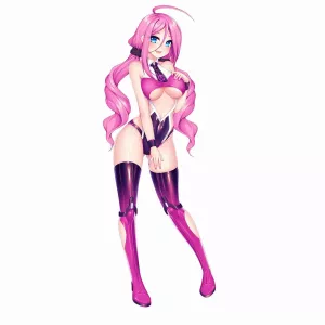 Sasha Nakamoto – Verführerische Pose der Figur