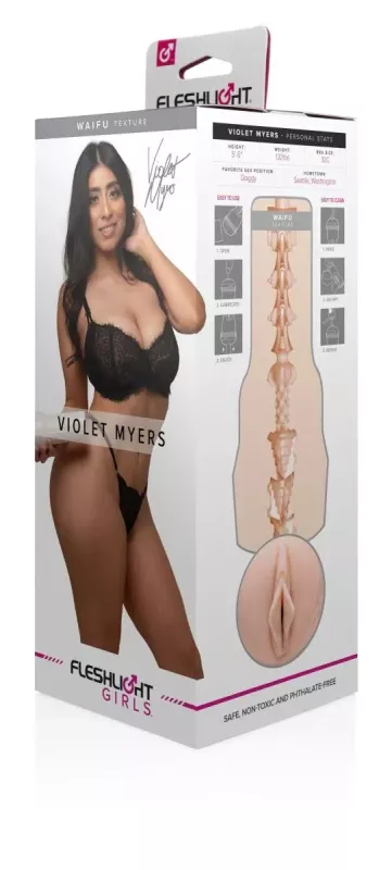 Verpackung des Fleshlight Violet Myers Waifu