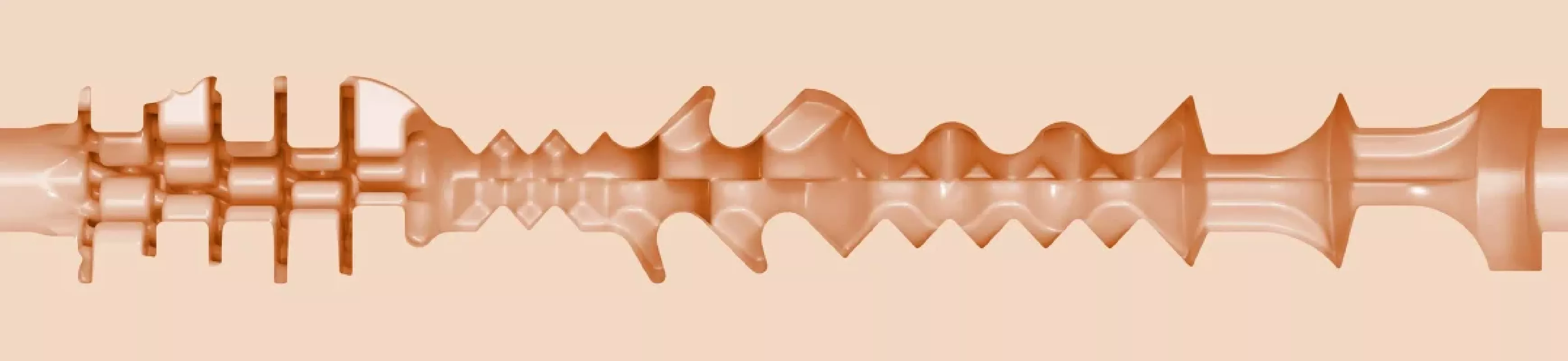 Bombshell texture profile view