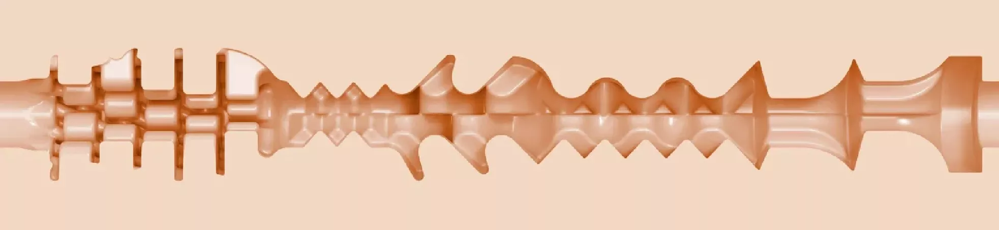 Bombshell texture profile view