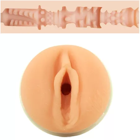 Fleshlight Nicole Aniston – Close-up on vaginal opening and sleeve profile