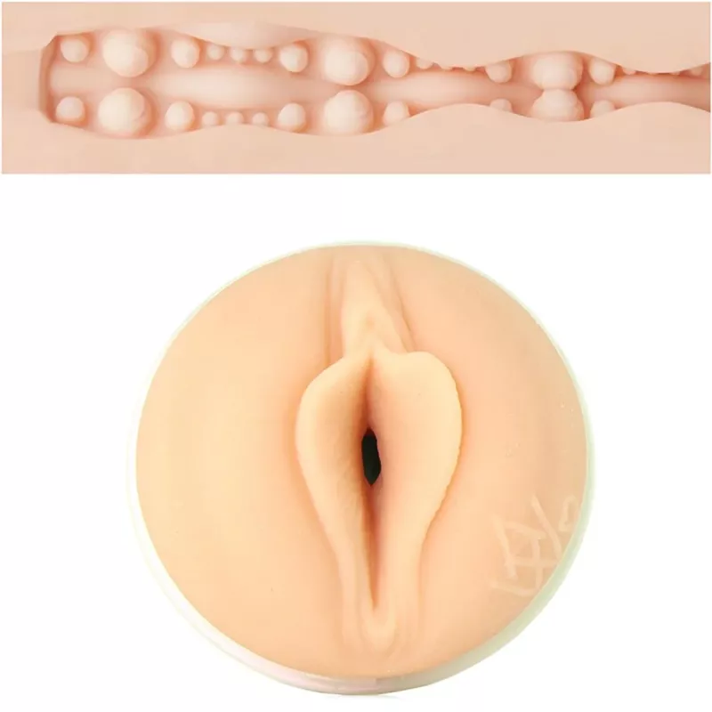 Fleshlight Angela White Indulge – Zoom sur l’orifice et la texture interne