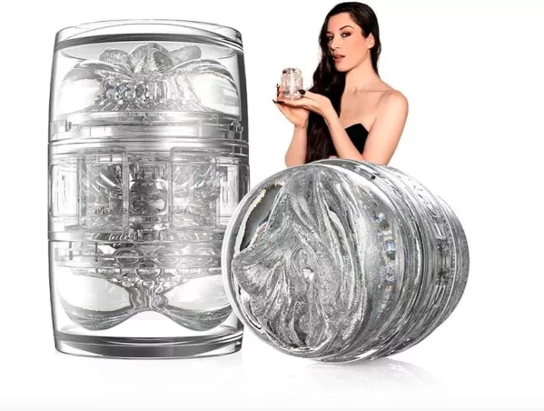 Fleshlight Quickshot Stoya – Product with Stoya in the background