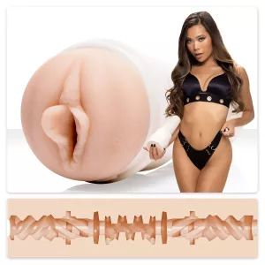 Fleshlight Vina Sky Exótica – Product with actress and texture profile