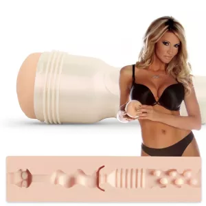 Fleshlight Jessica Drake Lotus – Full view with actress and sleeve