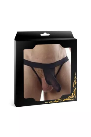 Collant nero con tasca del pene