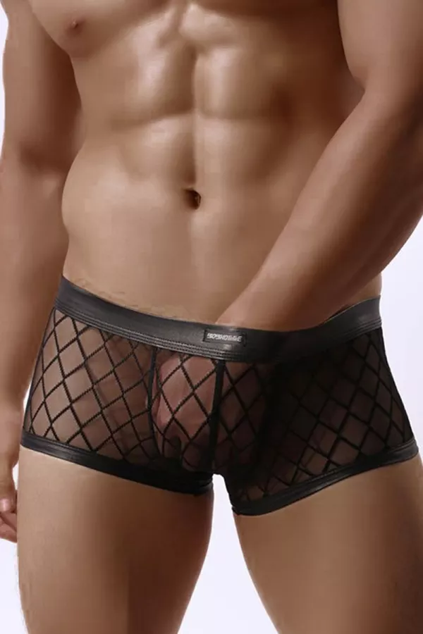 Boxer noir transparent Boxer noir transparent