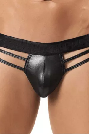 Tanga nero wetlook