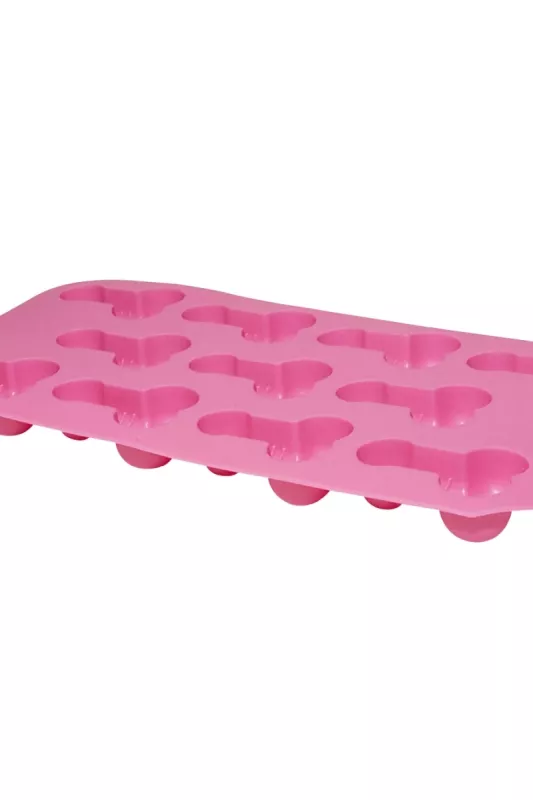 Penis-Eiswürfelform Seitenansicht