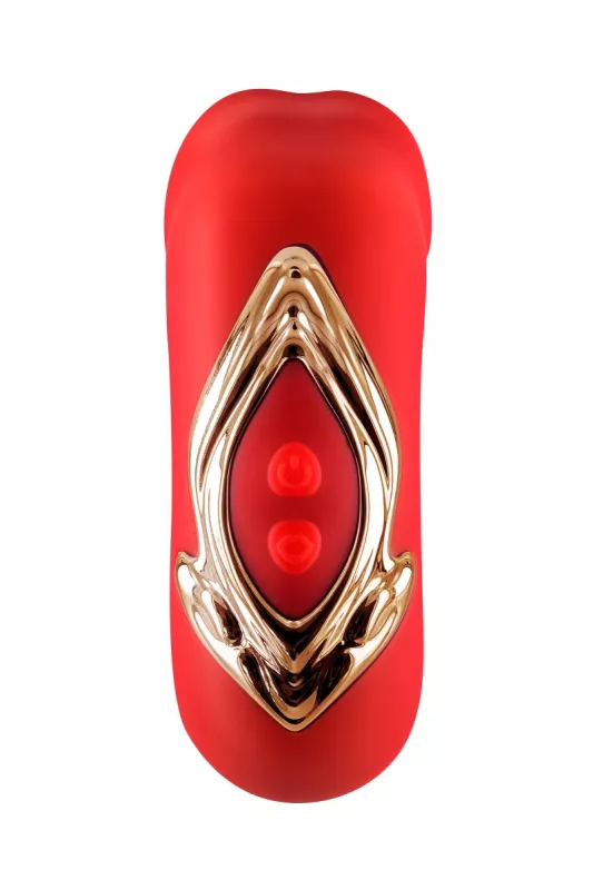 boutons de commande du vibromasseur Kissy rouge Yoba