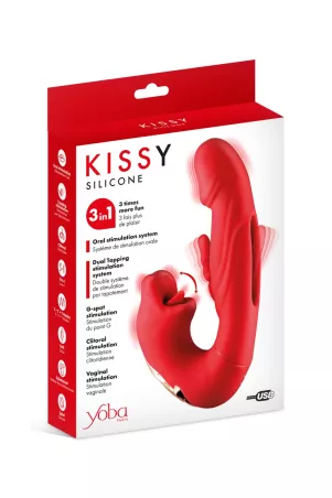 packaging of the Kissy Rabbit Red Yoba vibrator