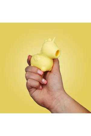 unihorn bean blossom vibromasseur licorne tenu en main