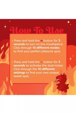 Anwendungshinweis Blaze Diablo – klitorale und erogene Stimulation