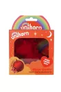 Blaze Diablo Unihorn – roter Vibrator in Regenbogenverpackung