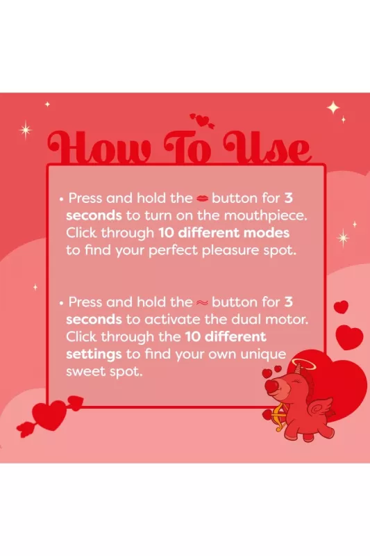 Guida all’uso – come usare lingua e vibrazioni del Cupid’s Beau