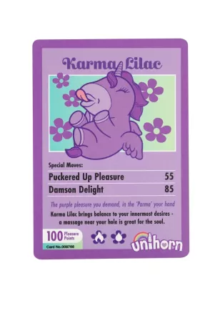 Collectible card Unihorn Karma Lilac